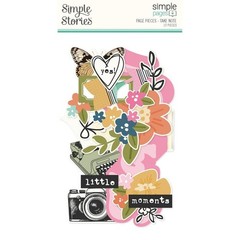SS Page Pieces DieCuts Take Note Happy! Typewriter Camera Love this Life Moments