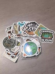 50Pcs Outdoor Camping Serie1 Stickers Travel Adventure Nature Decals Waterproof
