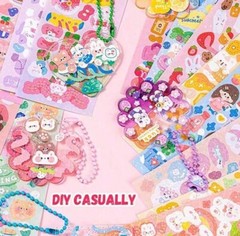 Korean deco cute stickers 5 Assorted Sheets toploader set grab bag pack kawaii