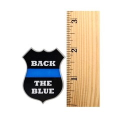 Police Support Back The Blue Badge Stickers- Blue Lives Matter Support Sticke…