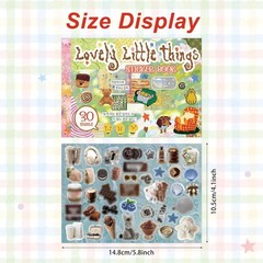 1234 Pcs Japanese Sticker Book Lovely Little Things