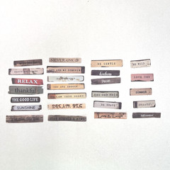 Summer Camp Phrase Stickers Junk Journals Collage Scrapbooking