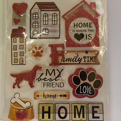 Family & Home Themed Scrapbooking Stickers By Greenbrier International