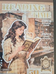 30 Pages Detailed Stickers 20 Ephemera PapersNew Reading Time