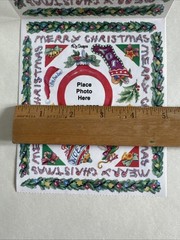 Christmas Frame Sticker ROLL NRN Designs Scrapbook Stickers Holiday Border Tree