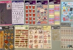 HUGE Lot of Words, Phrases, Etc THOUSANDS of Stickers! Jolee’s, Sticko Etc #4