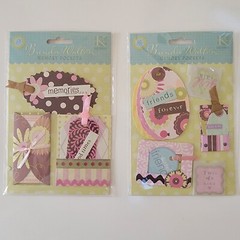 K & Co. ~2 packs ~Brenda Walton~ Memory Pockets~ NEOPOLITAN~ Scrapbooking~ NEW