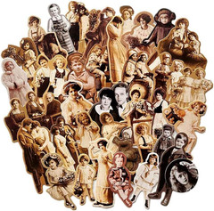 37Pcs Vintage Paper Dolls for Junk Journal Supplies, Cardstock People Cutouts fo