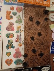 Large Scrapbook Memory Book JJ Sticker Lot Vintage ,Current, & Rare