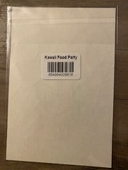 BRAND NEW Kawaii Food Party! Sticker Sheet (2018)