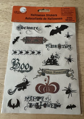 Lot of 3 New Vintage 2000s Michaels Stores Halloween Sticker Packs 126 total