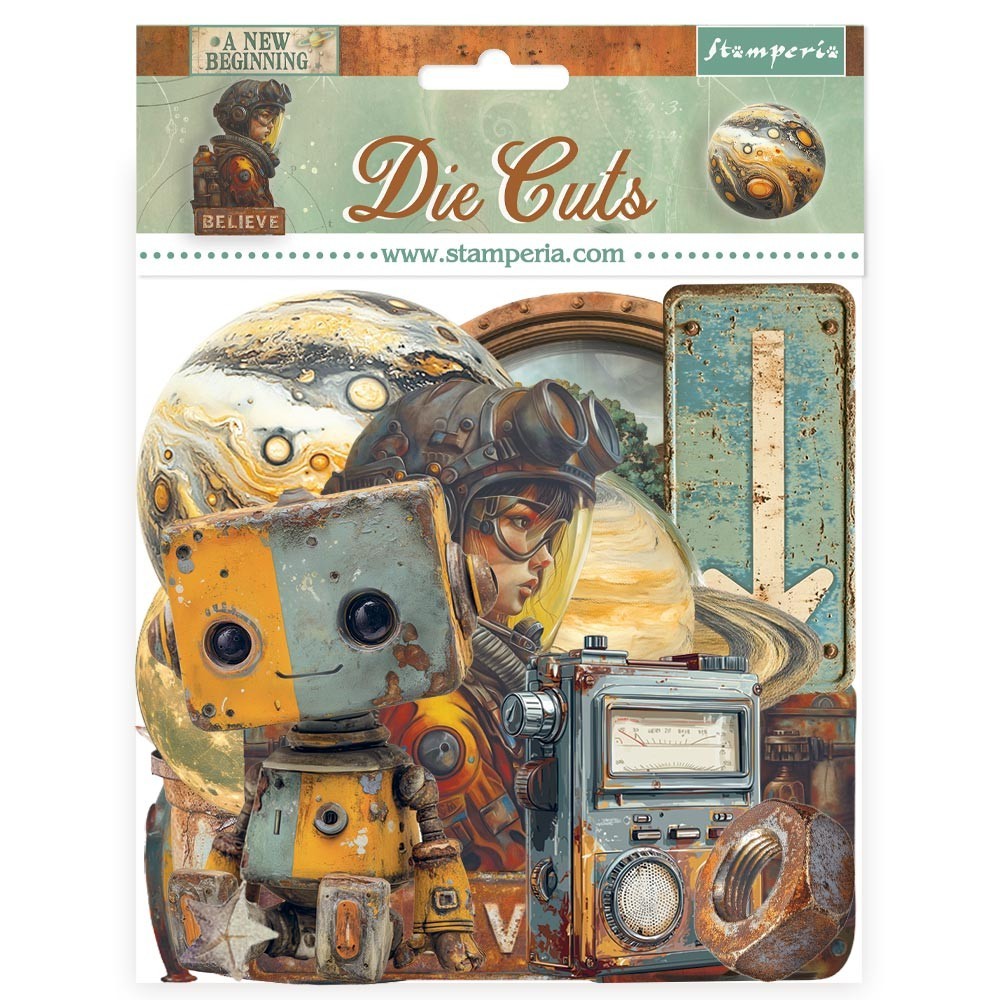 Stamperia A NEW BEGINNING – DIE CUTS – MARCH 2026 RELEASE – Steampunk