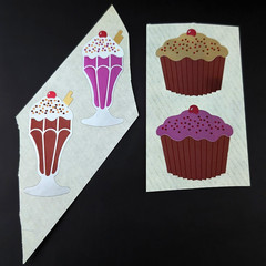 Vintage Hambly Mylar Stickers Dessert Cupcakes Ice Cream Float