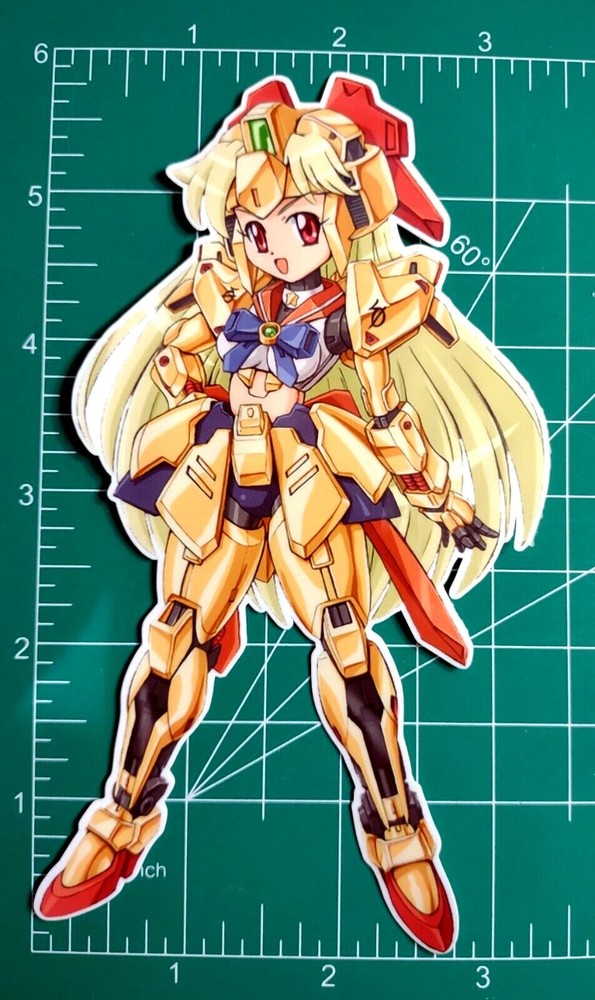 Hyaku Shiki Sticker, cute anime MS Girl Gundam