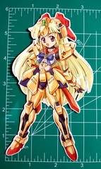 Hyaku Shiki Sticker, cute anime MS Girl Gundam