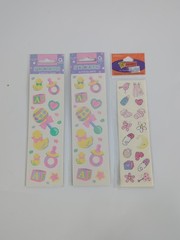 Vintage Baby Girl Stickers Amscan Remember When Scrapbooking Paper Crafting