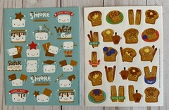 S’mores And French Toast Scratch Sniff Stickers 2 Single Sheets New Comfort Food