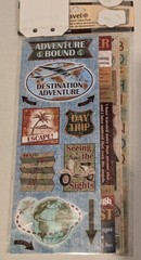 Imagine that Travel themed scrapbooking Embellishments Value Pack