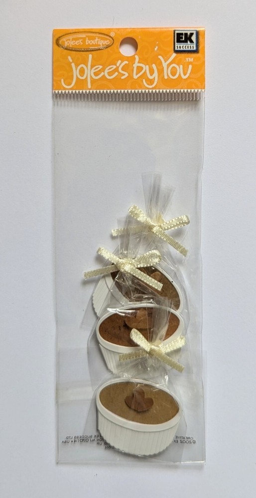 Chocolate Mousse Food Dessert Jolee’s By You Mini Scrapbooking Embellishments