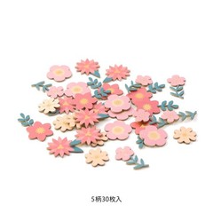 MIDORI sticker PCM Decoration Floral pattern Red 82520006