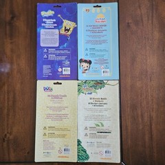 Vtg 2010 Nickelodeon Stickers Stretch Bands Lot SpongeBob, Kai-Lan, Dora, Diego