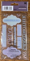 Sticko GRANDMA Epoxy Grandmother Nana Babysitter Great Granny Scrapbook Stickers