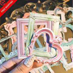 100 Pcs Vintage Frame Decorative Stickers – Scrapbooking Supplies for Color-1