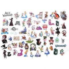 Alice in Wonderland Stickers 