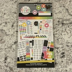 NEW Happy Planner Sticker Book – Happy Plans 755 Pieces 🙂🌈🛒🏡💰✔️