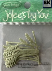 LIGHT GREEN DAISY STEM Die-cut Embellishment(15pc)Jolee’s •Flowers•Garden•Leaf