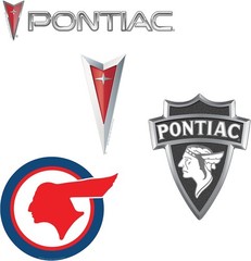 PONTIAC EMBLEM VARIETY DIE CUT VINYL 11 CT STICKER PACK