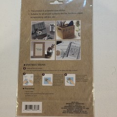 Crafters Square Rub On Transfers Lot Of 5 As Pictured NEW