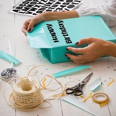 Self-Adhesive 810-Piece Letter Sticker Set – Fashionable Indoor/Outdoor Use
