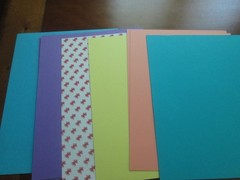 CREATIVE MEMORIES – 8 1/2 x 11 PAPER – 11 VARIOUS COLORS – 17 SHEETS – NEW