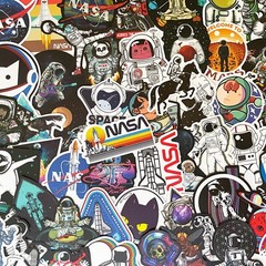 50pcs NASA stickers, Astronaut, Space, spaceship, FREE Shipping*