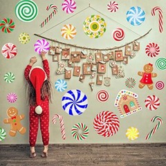 Christmas Decorations – Christmas Wall Stickers Christmas Floor Decals