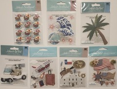 Lot of 31 packs JOLEE’S BOUTIQUE Dimensional Scrapbooking Stickers Mix