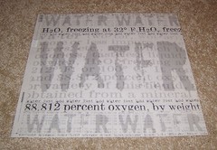 Creative Imaginations Water/H20 Transparency by Art Warehouse ~ 12×12 sheet(1)