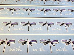 K&Company Dragonfly Wish Watercolor Cardstock Border Sticker Edges 4pc Scrapbook