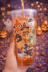 Halloween Animal Sticker Set – 64 Piece