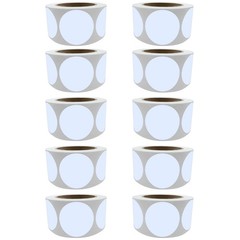 Round Sticker Label Rolls – 5cm (50mm) – 6000 Pack