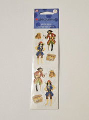 Mrs. Grossman’s Stickers Lot of 3 Strips New Package ~Pirate Crew~ Pirates