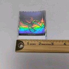 Vtg Scholastic Holographic Sticker Tarantula Spider Web Property Of Book Plate