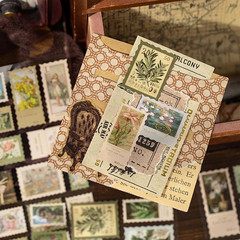 164 Vintage Postage Stamp Stickers for Junk Journal Scrapbook, Journaling Scrapb