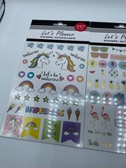 Let’s Planner Stickers 265, 323 & 297 Pieces – Unicorns, Pineapple, xoxo, etc