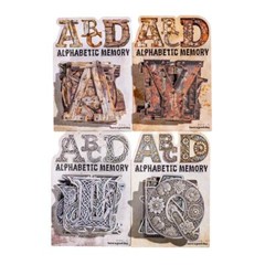 26Pcs Letters Alphabet Stickers Junk Journal Card Collage Scrapbooking Supplies