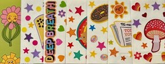 Vintage Retro Aesthetic Stickers NOSTALGIC Good Vibes y2k 90s 80s – 10pk bundle