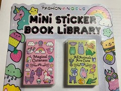 Fashion Angels Mini Sticker Book Library 200+ Stickers SEALED