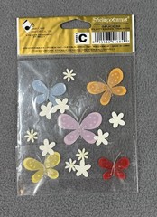 Lot of Baby Girl Scrapbook Stickers Butterfly Flowers Sayings Mixed Brands