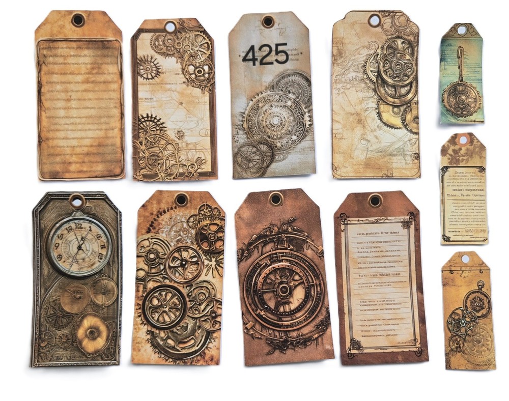 Vintage Steampunk Ephemera – Tags – 425